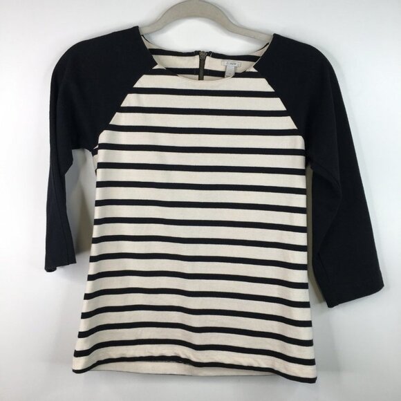 J. Crew Striped Raglan Sailor Top Size XS - Picture 4 of 7